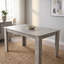 Stone Grey Effect Dining Table Set with 2 Stone Grey Benches 4 Seater Kitchen Dining Furniture Set