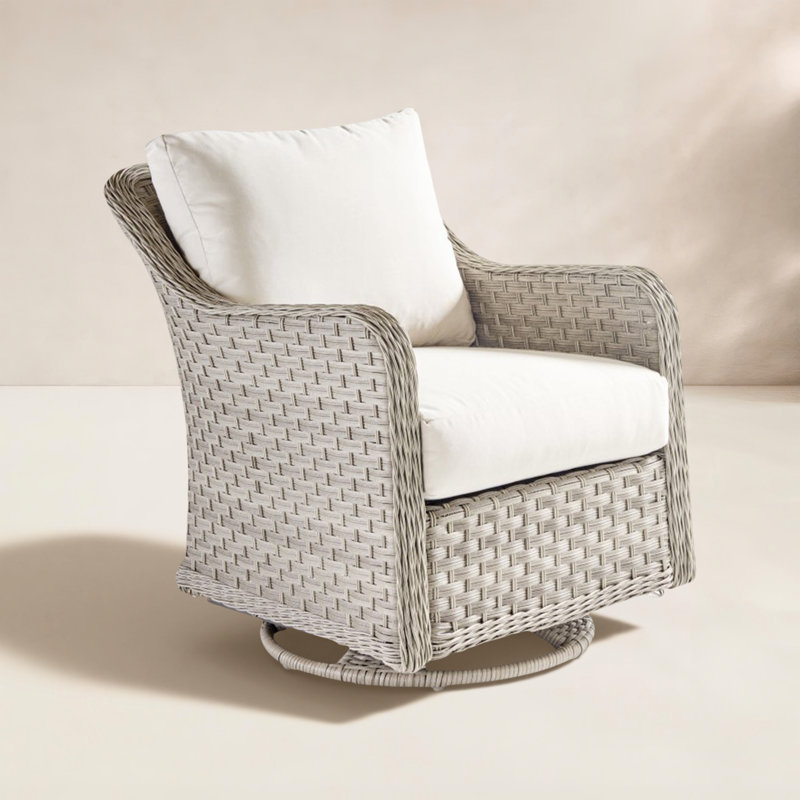 Fauteuil coulissant Sky, Sunbrella® à tissage uni palette colombe