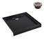 Base de douche en alcôve en acrylique noir lustré avec drain central 36 po x 36 po Streamline NT-2121-36BL-AL, drain inclus