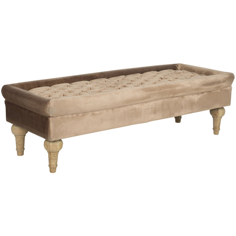 Repose-pieds cocktail 51,6 po Bretagne, Vison brun