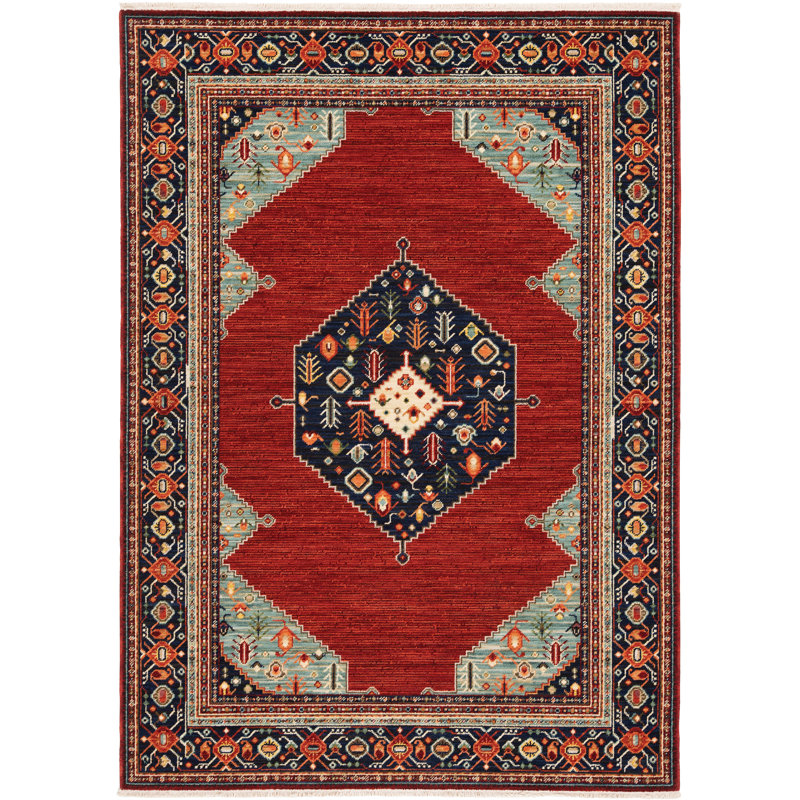 Oaklynn Oriental Indoor Rug, Rectangle 9'10" x 12'10"
