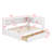 Multifunctional Daybed with Integrated Storage Shelves, Built-in USB Charging Ports, LED Lighting, and Convenience Drawers-22300382