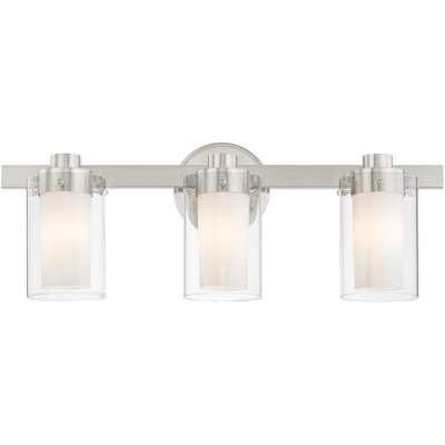Éclairage pour meuble-lavabo 3 lumières 