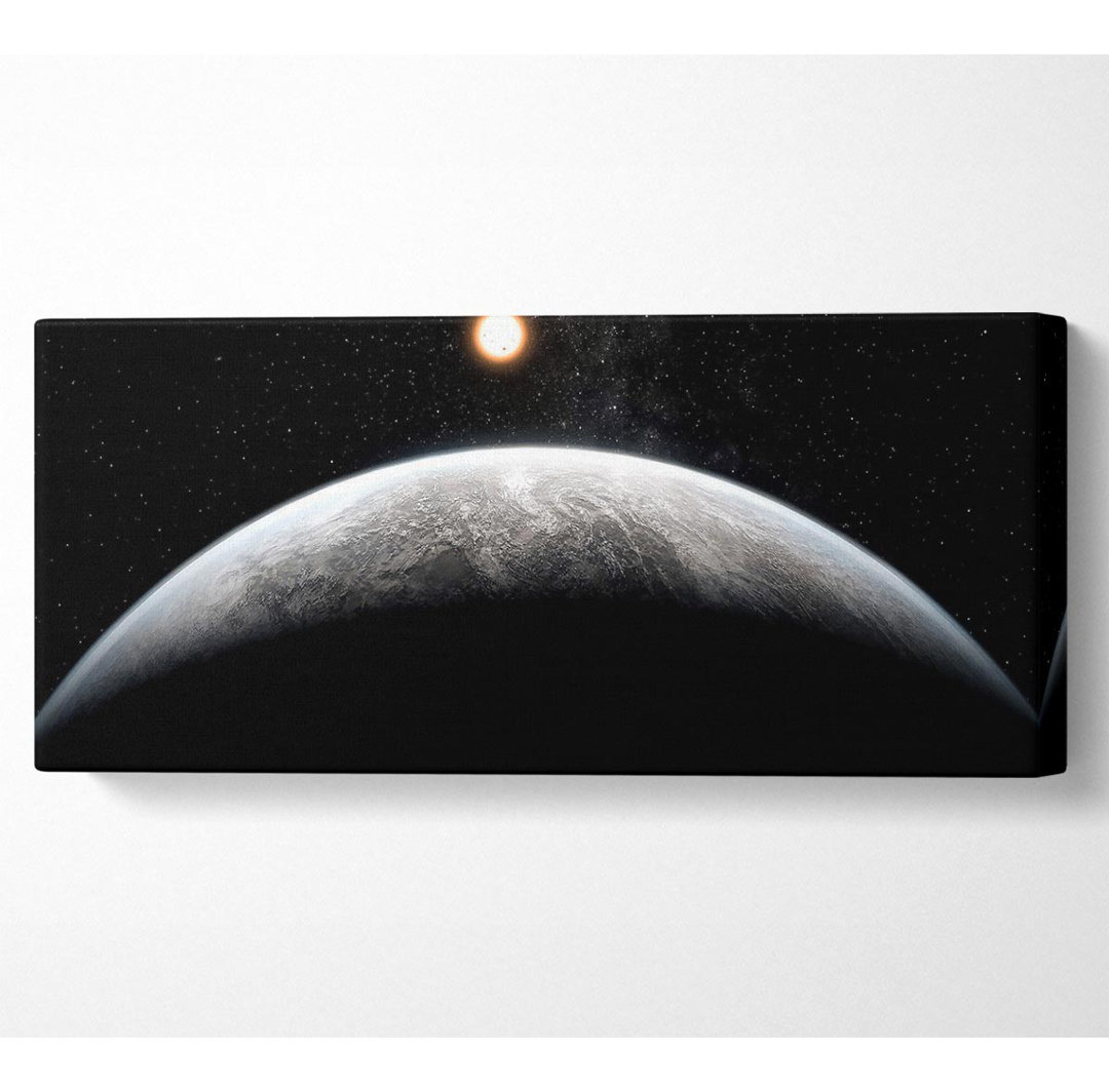 Planet In The Dark - Wrapped Canvas Kunstdrucke