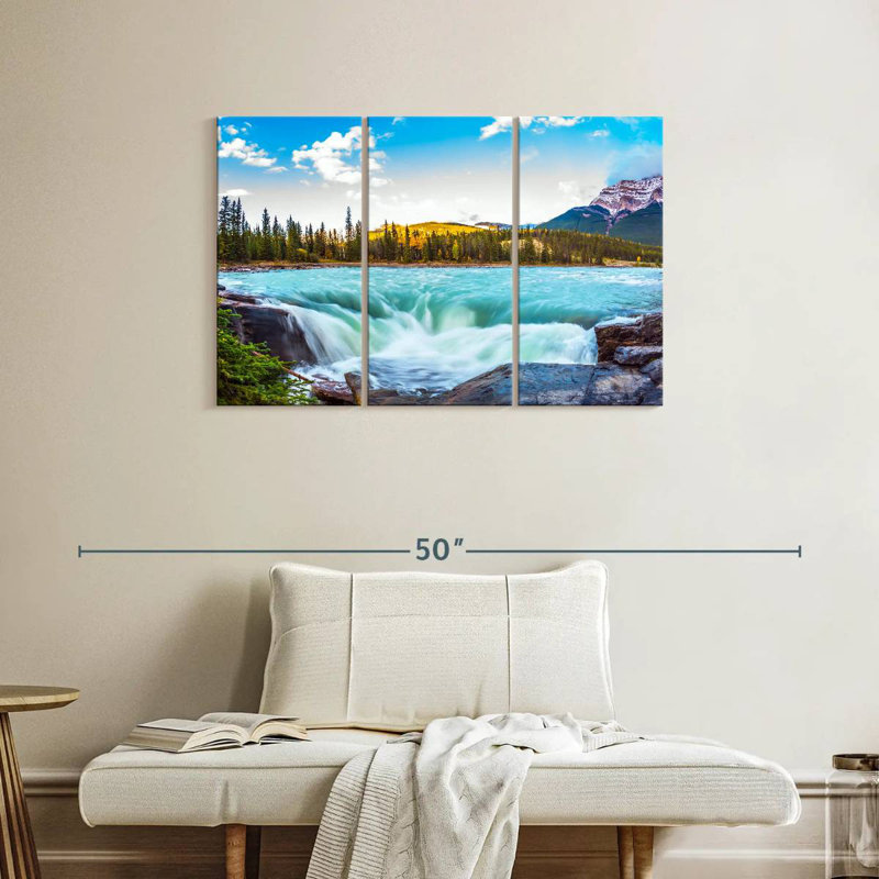 Cascade Alvord Athabasca dans le parc Jasper, H 24 po x l 38 po