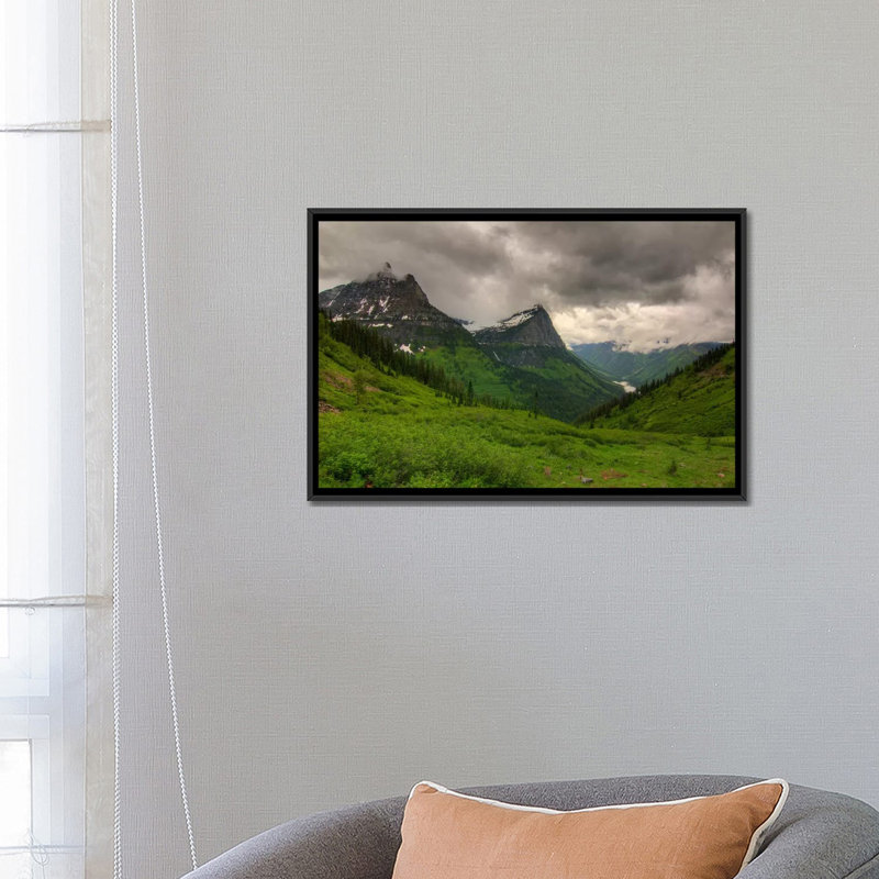 «Approche tempête» par Bill Sherrell, impression sur toile tendue, H 18 po x l 26 po x P 1,5 po, Toile avec cadre noir