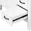 Meuble-lavabo blanc 36 po avec lavabo, structure en bois massif, panneaux, tiroirs et armoire, style moderne, couleur, céramique pour serviettes,-1357169658