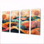«Pink Blue Minimalisme Explosion Landscape II», ensemble d'art sur toile-184890666