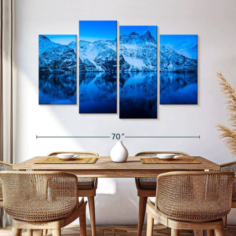 Alvord Blue Mountainscape, 42" H x 68" W