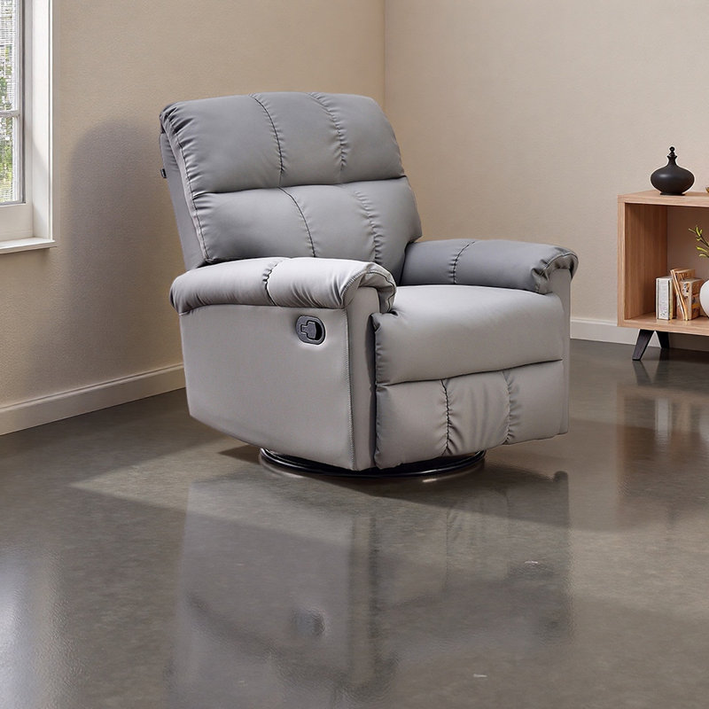 Fauteuil inclinable de luxe ergonomique avec pivot, Gris