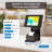 Anti-Theft Tablet Kiosk With Printer Shelf-109663659