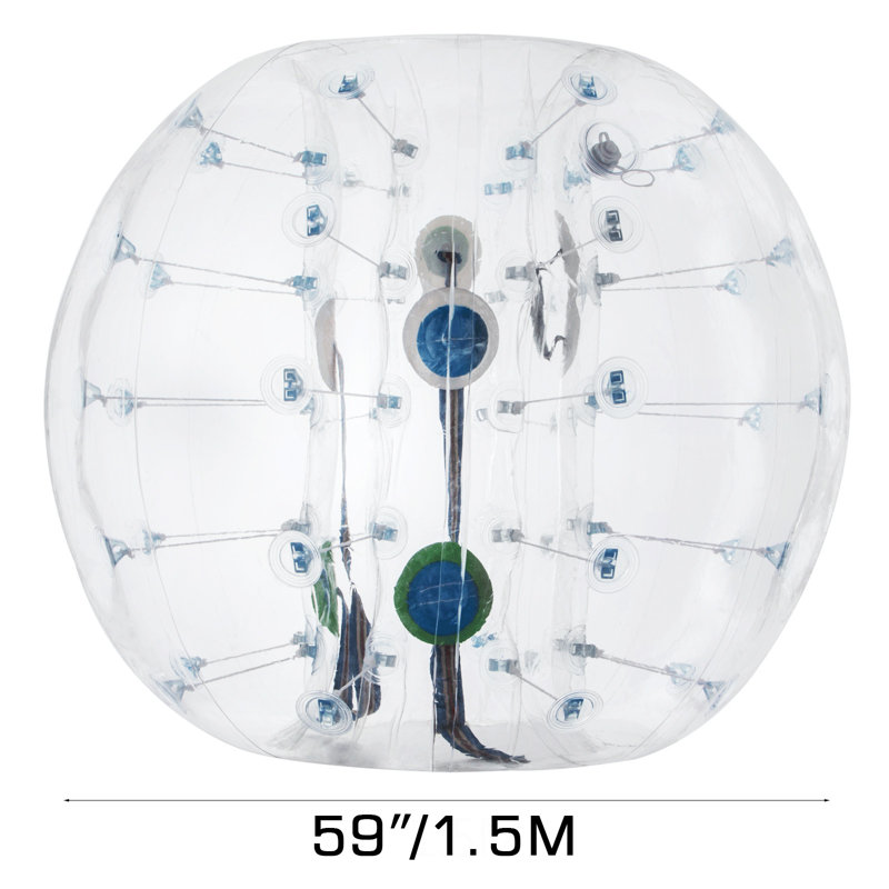 Ballon de butin gonflable 1,2 m, H 59 po x l 59 po x P 59 po, Transparent