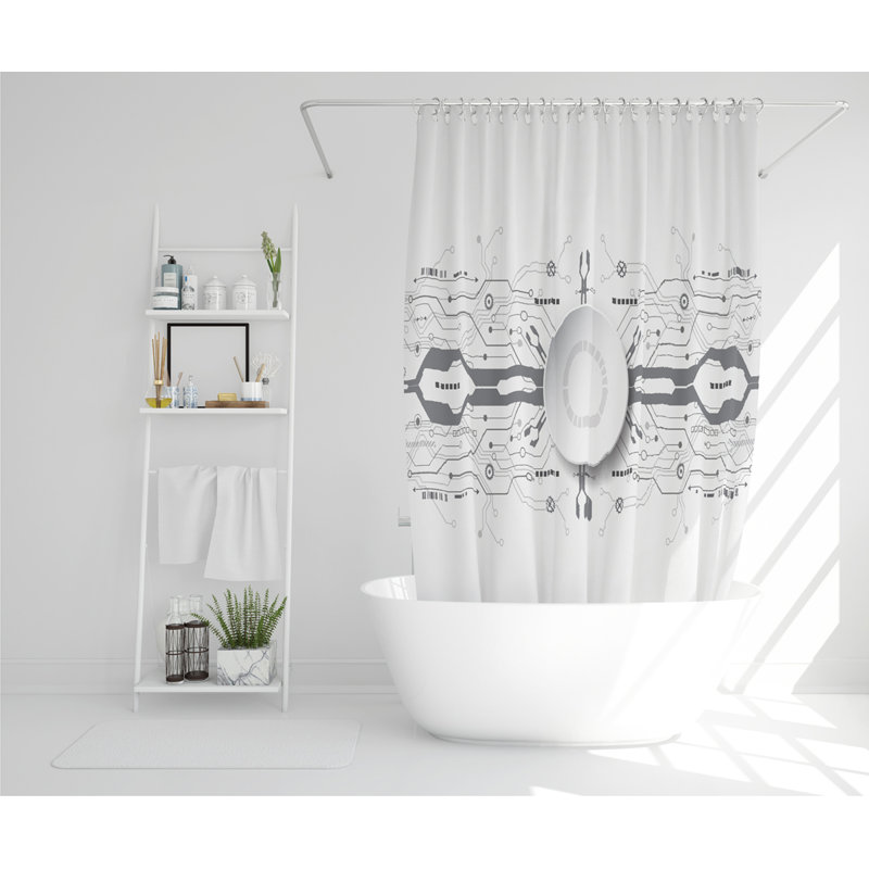 Dimarion Polyester Shower Curtain Set