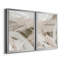 Earthtone Swipe I - ensemble de 2 peintures sur toile encadrées-670039670-670039672
