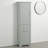 Premium Tall Freestanding Bathroom Cabinet - 2 Drawers (Different Sizes) & Adjustable Shelf, Painted MDF-319565935