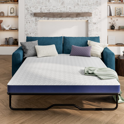 4 Inch Medium Memory Foam Mattress for Sofa Beds, Sleeper Sofa Bed Mattress Replacement - MTTRESS ONLY