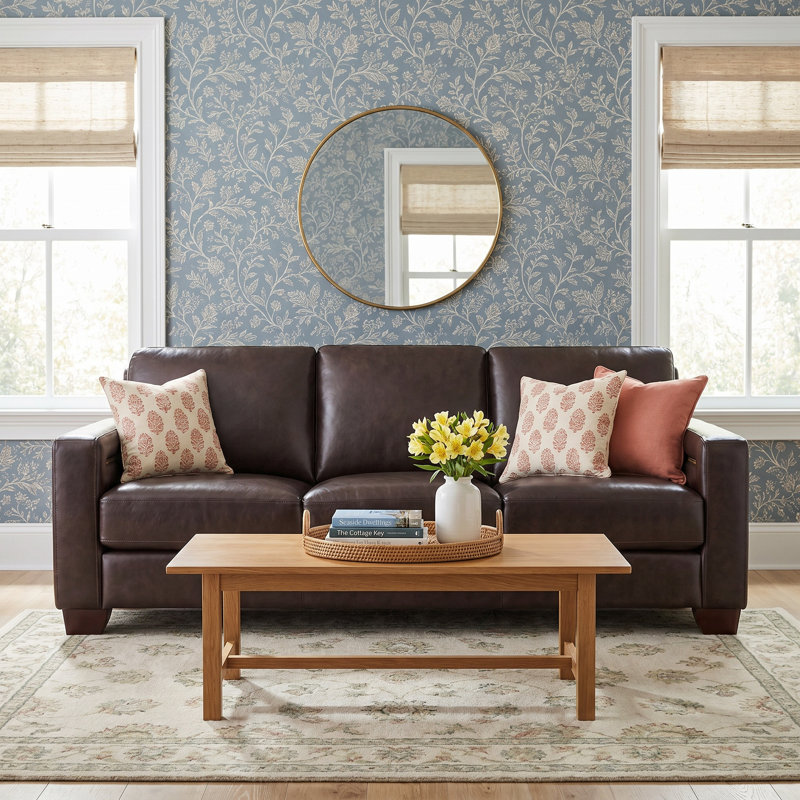 Tryston Top Grain Leather Sofa Couch
