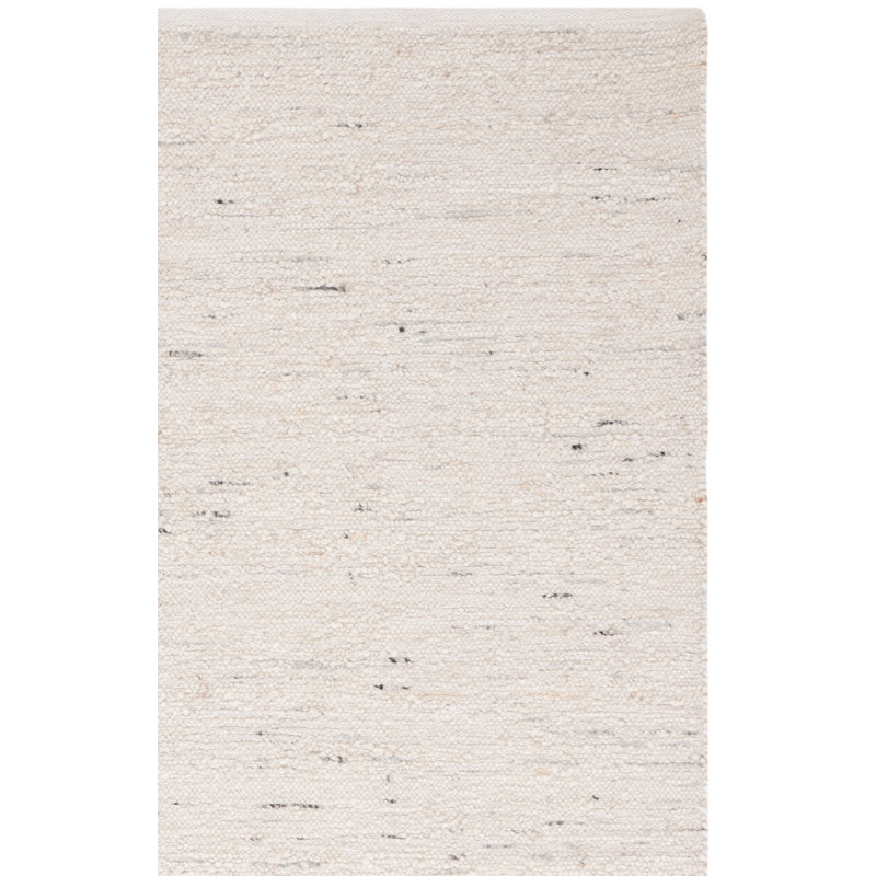 Blairsville Ivory Wool Flat Woven by Hand, Rectangle 6' x 9'