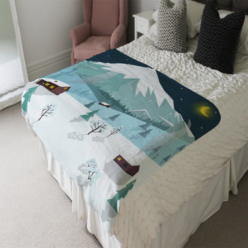 Jakil Plain Weave / Muslin Throw Blanket