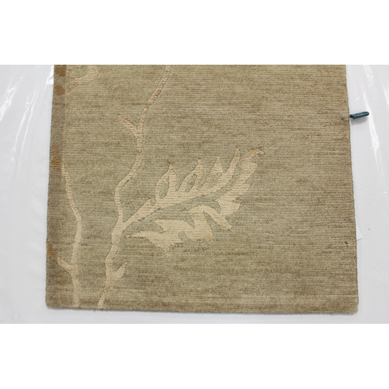 Denholme One-of-a-Kind 2'2" X 2'11" Wool Area Rug in Beige
