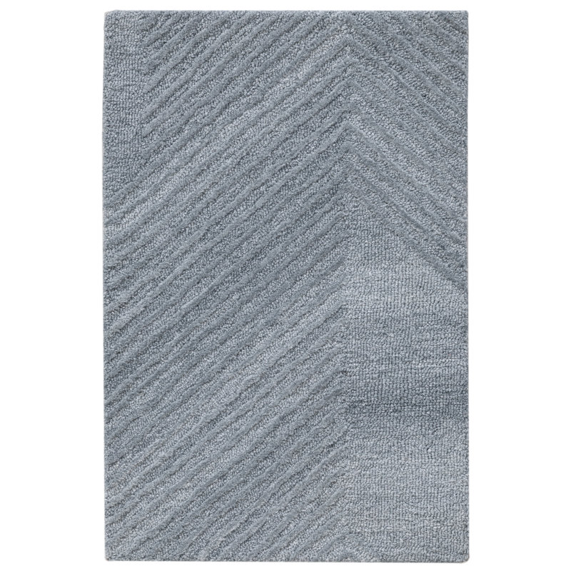 Tapis d'intérieur en polyester touffeté à la main Assente, 2 pi x 3 pi
