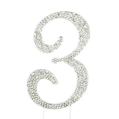 Surmatelas à gâteaux 3" rhinestone