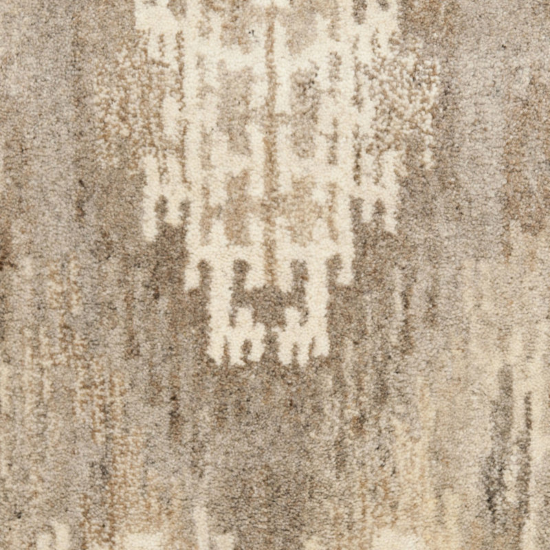 Kouerga bHand Tufted Wool Ikat Rug, Runner 2'3" x 9'