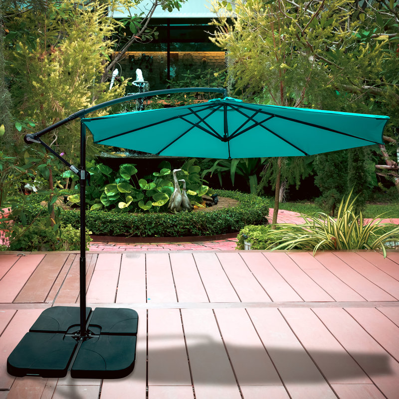 Base de parasol autoportante en plastique