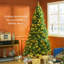 Sapin de Noël artificiel 7,5 pi avec branches réalistes, 500 lumières DEL blanc chaud et 1346 pointes