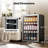 21.7 in. Single Zone 155-Cans Beverage Cooler Freestanding/Countertop Refrigerator Adjustable Shelves in Stainless Steel