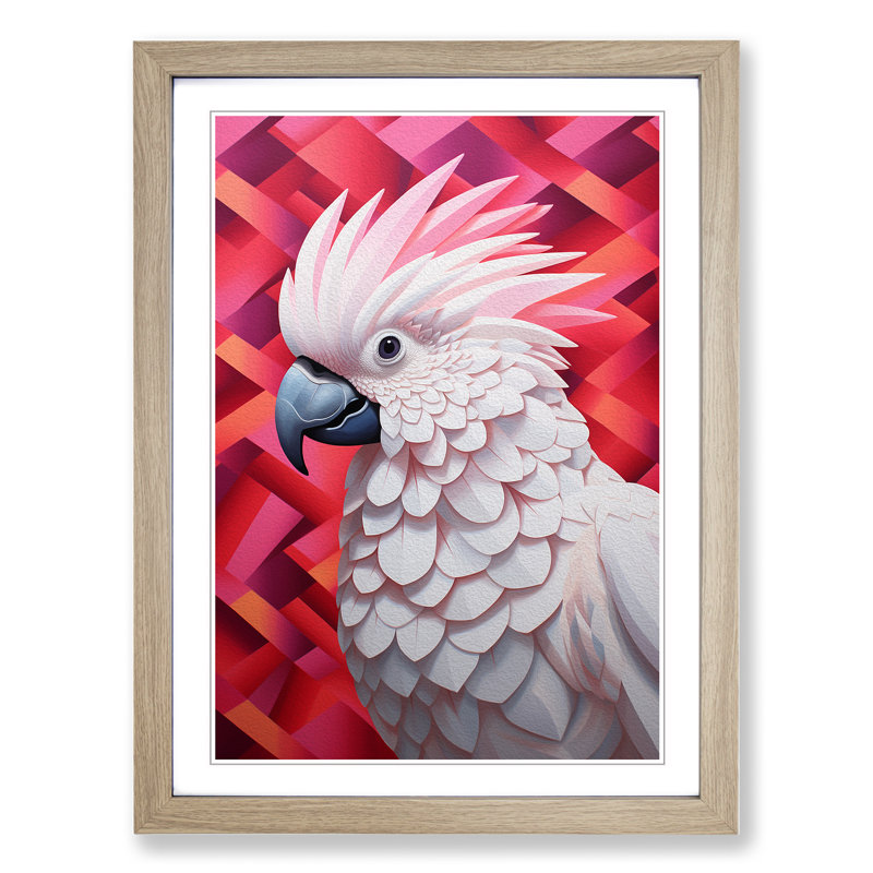 Single Picture Frame Print on Wood, Oak Framed, 34cm H x 25cm W
