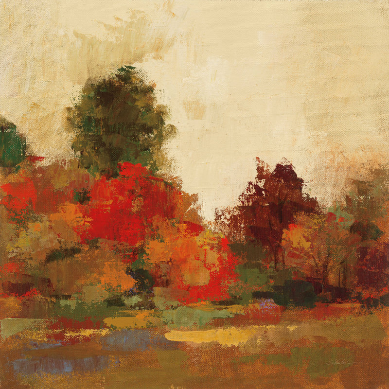 Forêt d'automne III, H 30 po x l 30 po