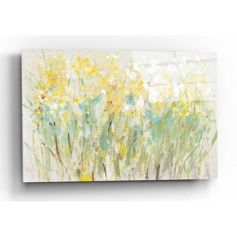 «Floral Cluster II» par Tim O'Toole, art mural en verre acrylique, H 12 po x l 16 po x P 0,13 po
