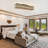 8 - Light 48" Metal Farmhouse Crystal Dimmable Flush Mount