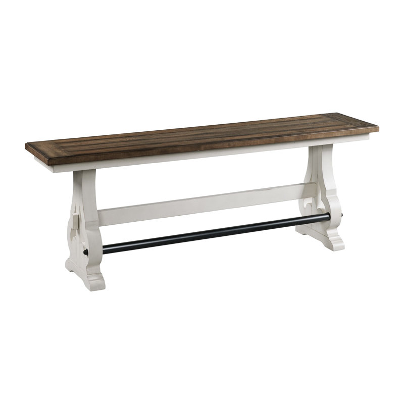 Isamu Solid Wood Bench