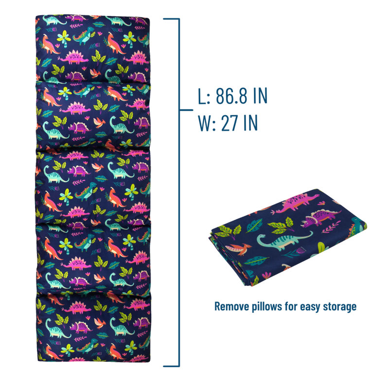Housse de coussin en microfibre Wildkin, Darling Dinosaurs