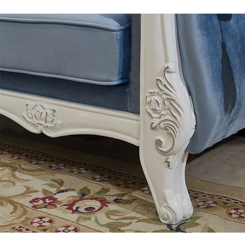 Chaise longue rembourrée de style européen
