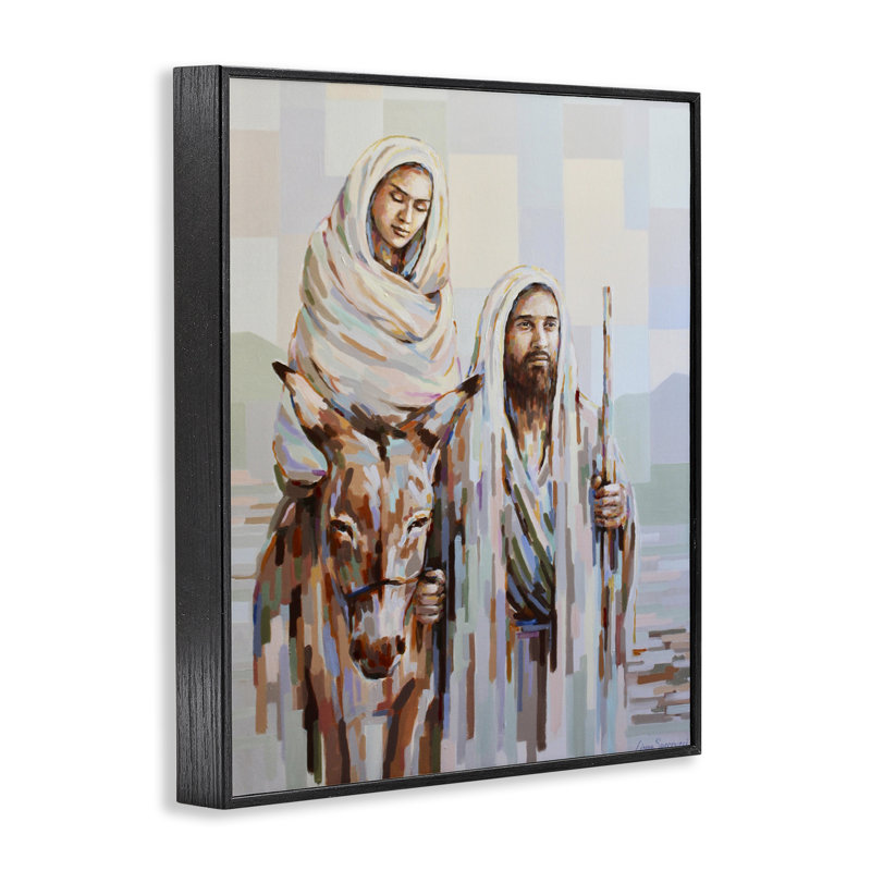 La traversée de la Nativité moderne, estampe numérique, design par Linda Sperruche, H 14 po x l 11 po