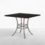 Superstone 36" Square Dining Table With Base - Black Walnut Top/ancient Earth Base-2017584473
