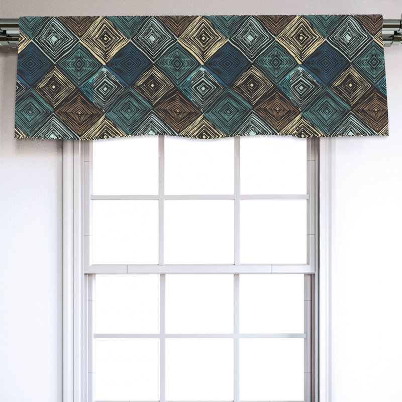 Sateen Ruffled Window Valance