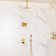 Crozet Thermostatic Shower System with Dual Shower Head and Hand Shower (Valve Included)