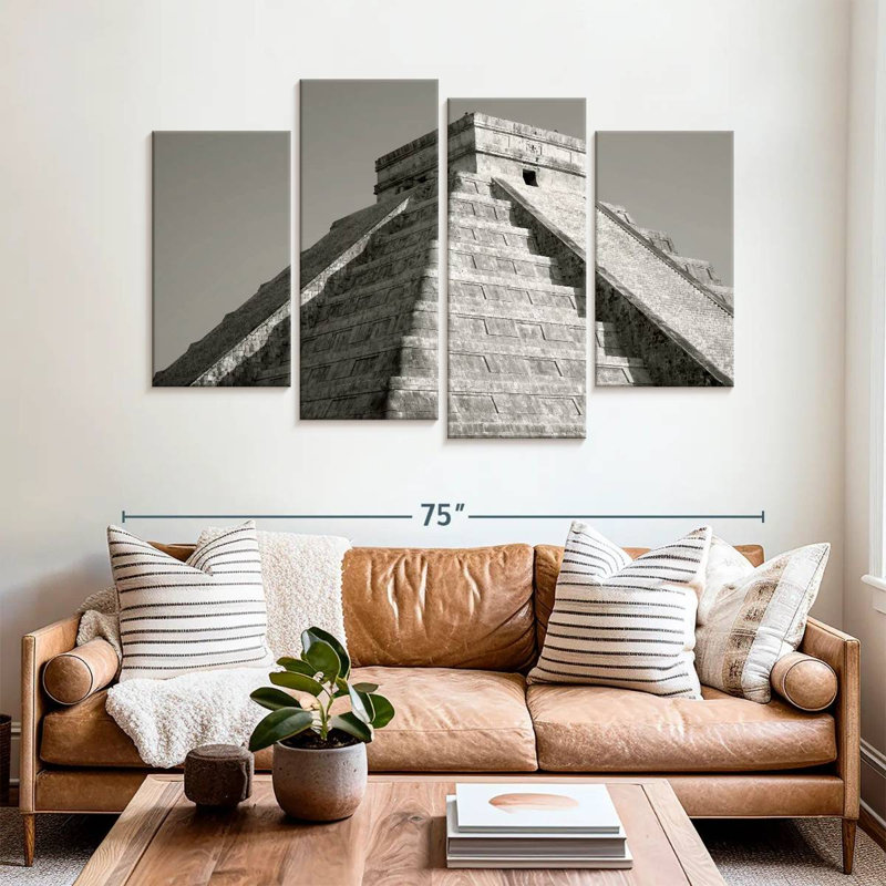 Pyramide Adella à Chichen Itza, H 42 po x l 68 po