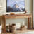 Solid Wood Console Table with 3 Drawers, 63-Inch Farmhouse Sofa Table Behind Couch for Entryway, Living Room, Foyer, Entrance (Rustic Brown)
