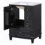 Meuble-lavabo 24 po avec lavabo en céramique-9168583