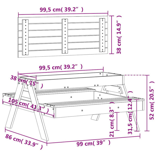 Dimensions du produit