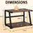 2-Tier Desktop Printer Stand with Storage-283111351