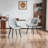 Modern Dining Chairs Faux Leather Upholstered Kitchen Chairs Side Chair With Metal Legs-117655434