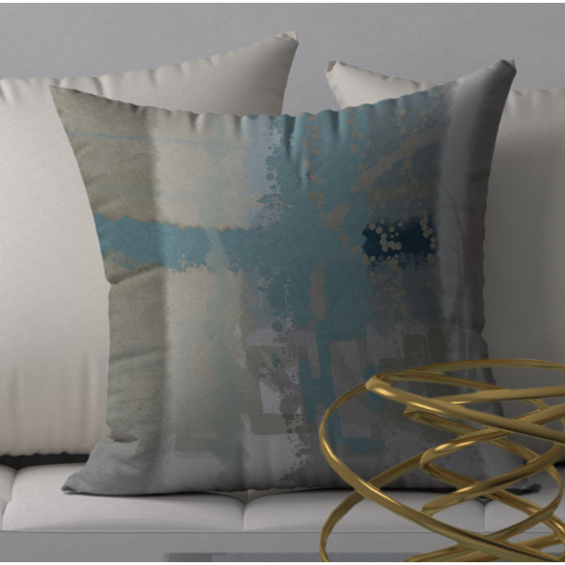 Magnifique housse de coussin décorative carrée/insert, 24" X 24"