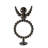 Modern Abstract Of A Happy Man Metal Chrome Balls Statue Size: 14" X 6" X 26"H