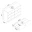 Commode double à 6 tiroirs Allyannah-92261407